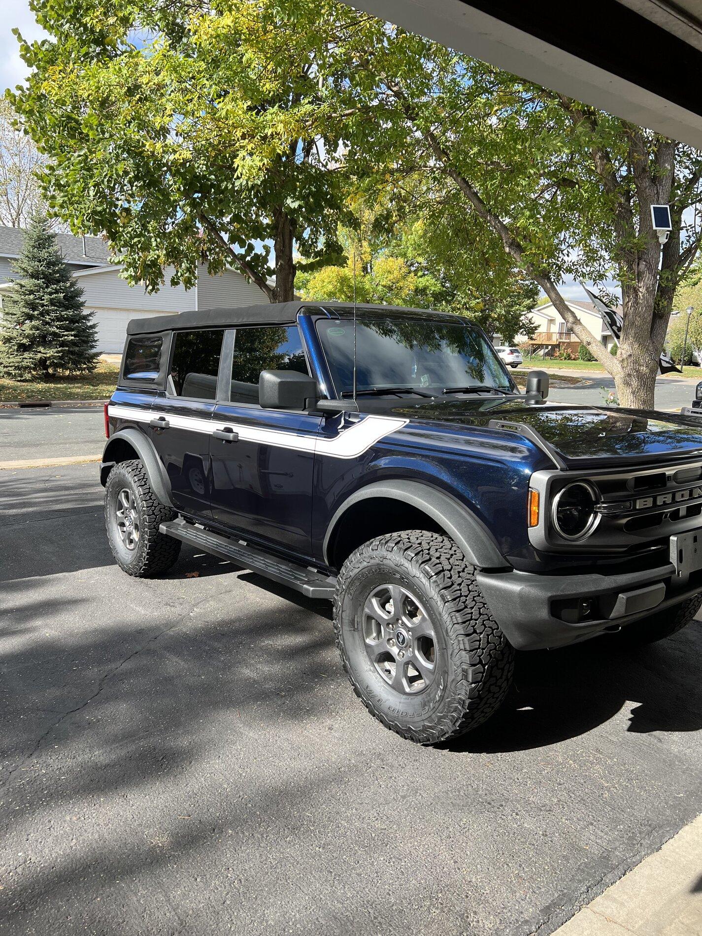 Ford Bronco Stripes for Bronco installed 7691BC36-7140-4592-8BF5-4D375F311A29