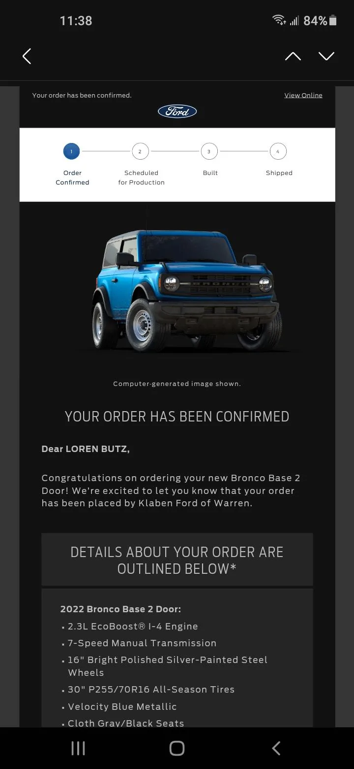 Ford Bronco Question about new 2022 orders (Not conversions) Screenshot_20211016-113831_Email