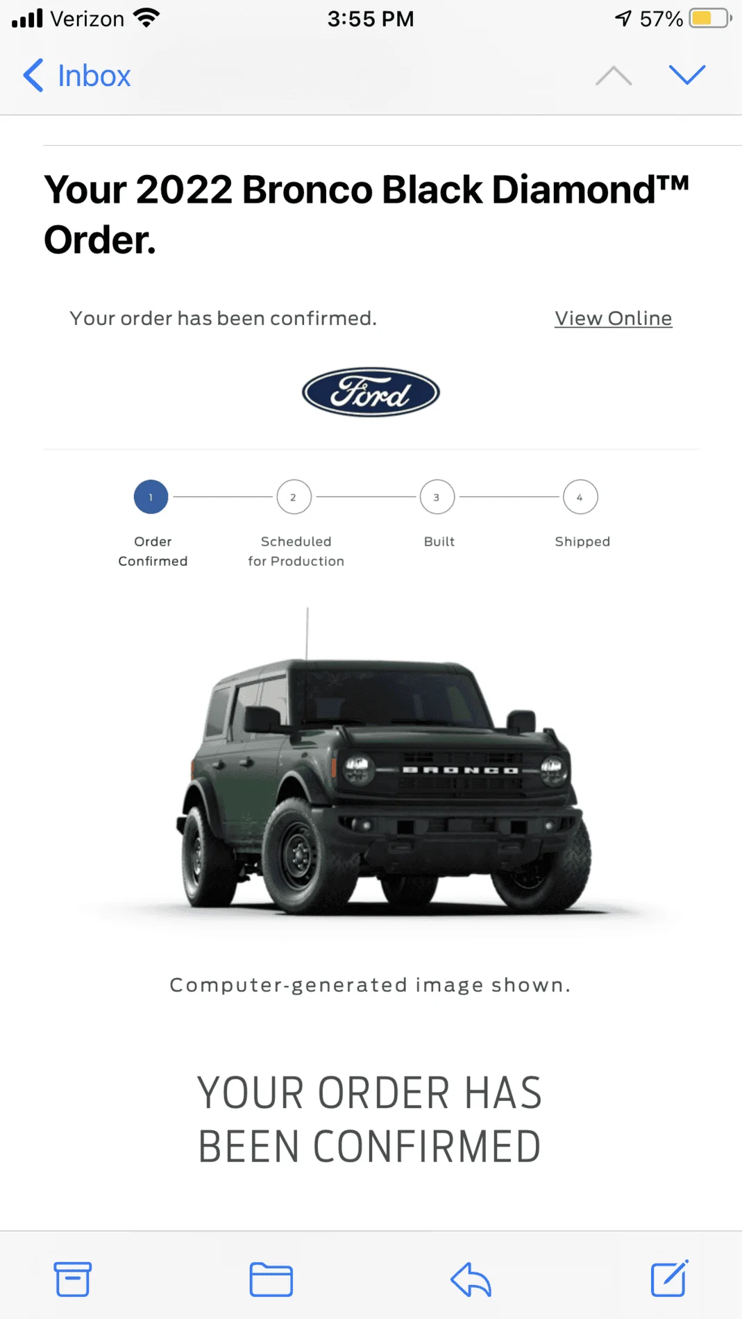 Ford Bronco Placed order today for a Black Diamond! C854CB08-1442-4A41-A718-8BC732615BF3