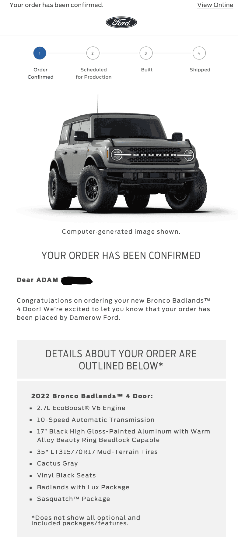 Ford Bronco CACTUS GRAY Bronco Club Screen Shot 2021-10-16 at 7.27.05 PM