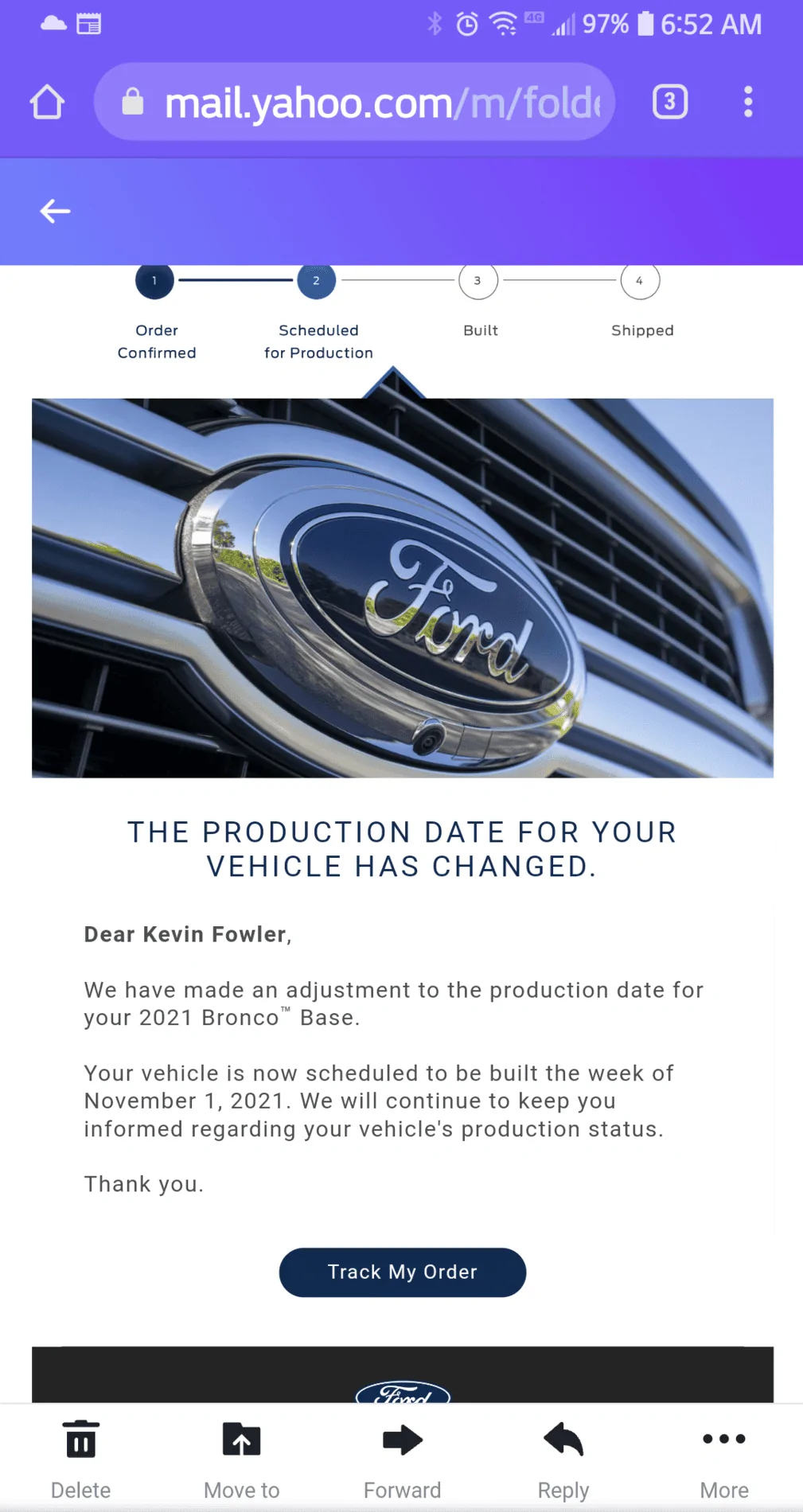 Ford Bronco The hits just keep coming! Delivery date pushed back Capture+_2021-10-17-06-53-03