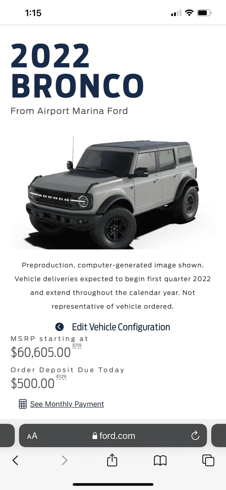 Ford Bronco 2022 Wildtrack Added Options Pricing When Ordering 0BE952E3-85AE-44AB-A9FB-E1E5E2577621