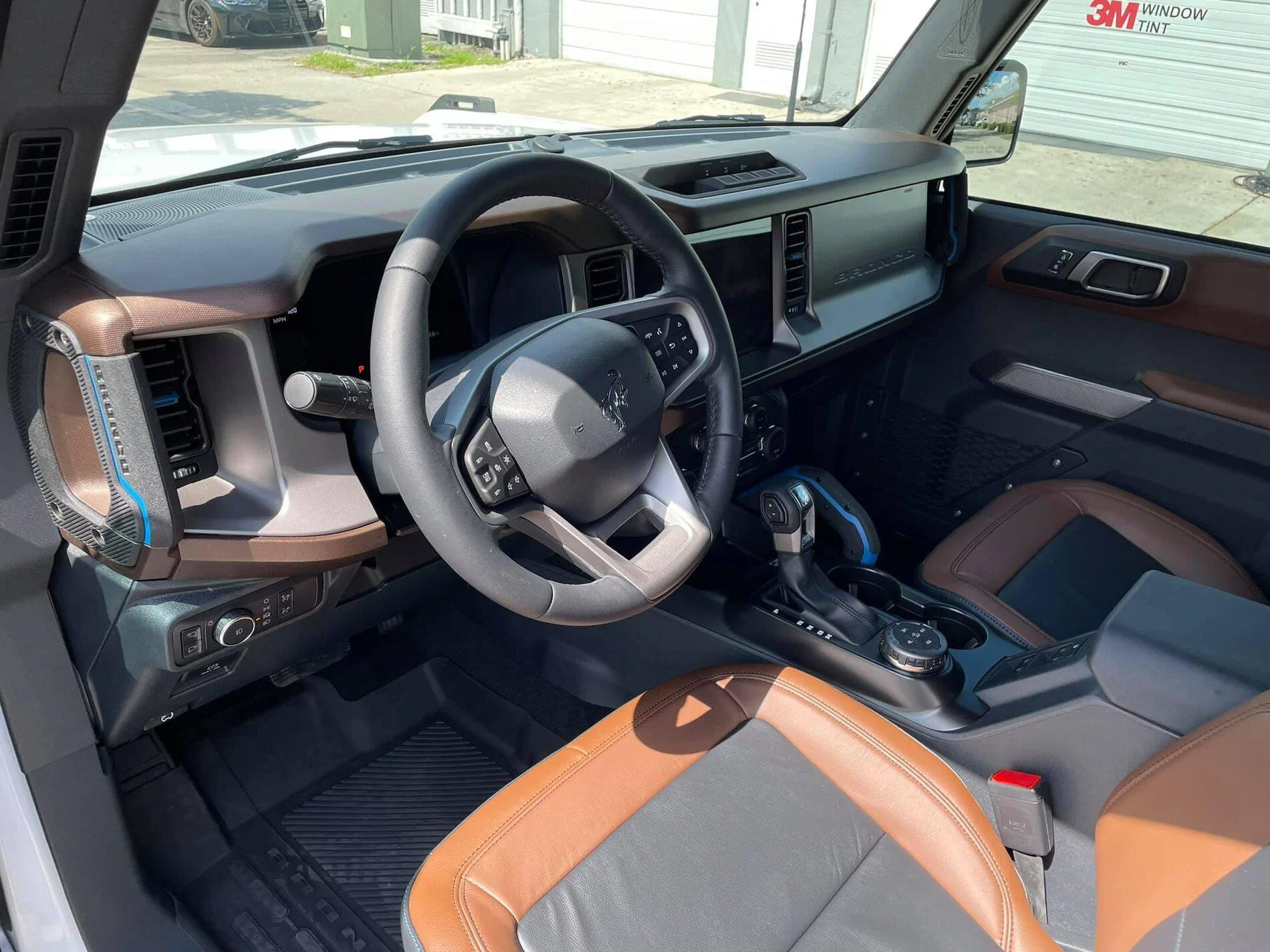 Ford Bronco Front Window Tint and Modesta Ceramic Coating Interior