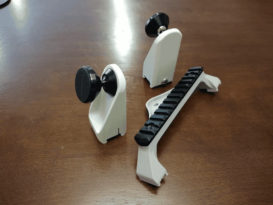 Ford Bronco My Homemade Mini Accessory Rail for 2021 Bronco Dash (3D Printed) 1634585733909
