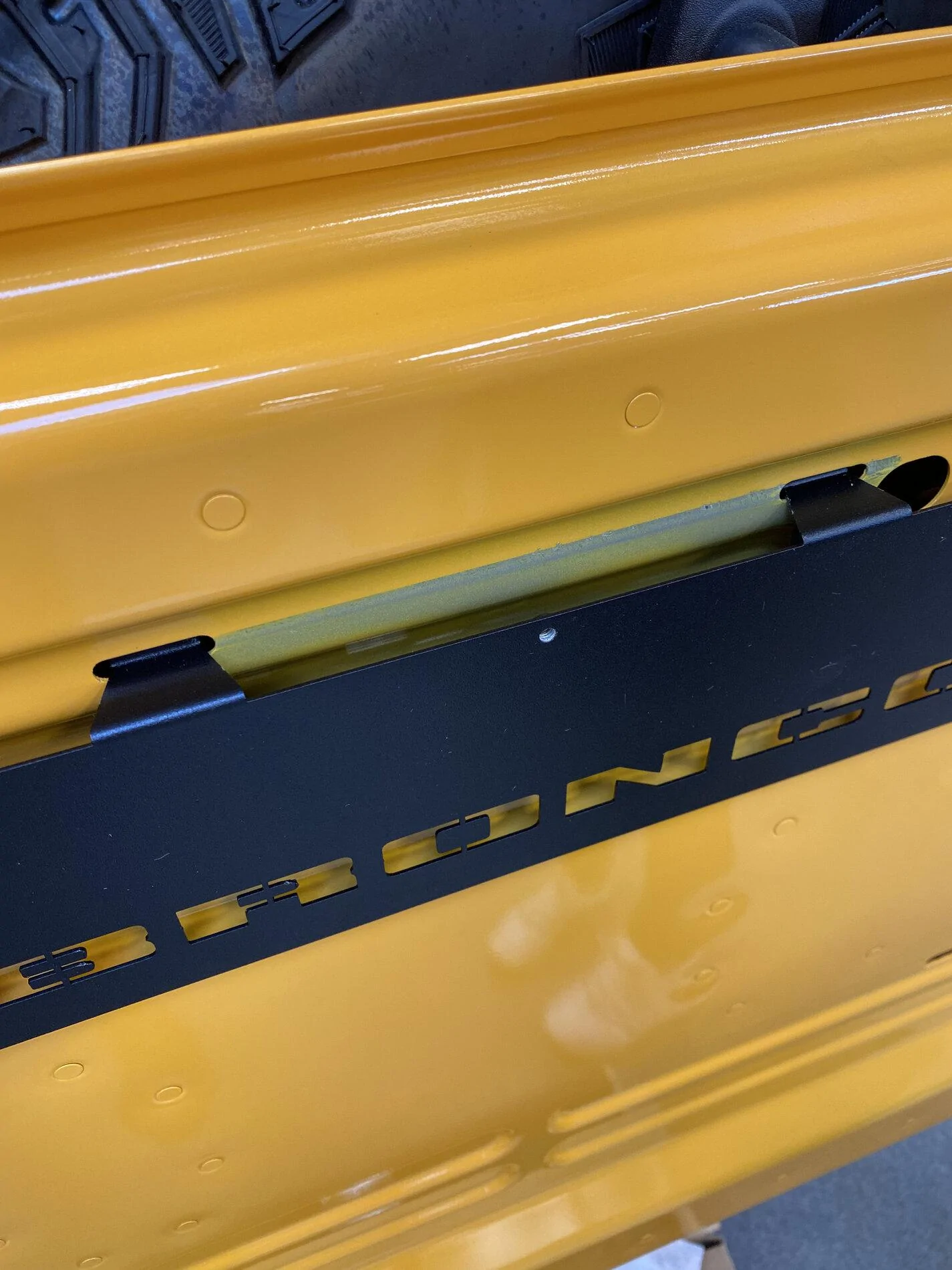 Ford Bronco Bronco Paint Issue on Swing Gate IMG_3886
