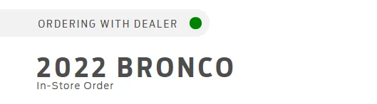 Ford Bronco MY22 Ford confirmation email 1634648877864