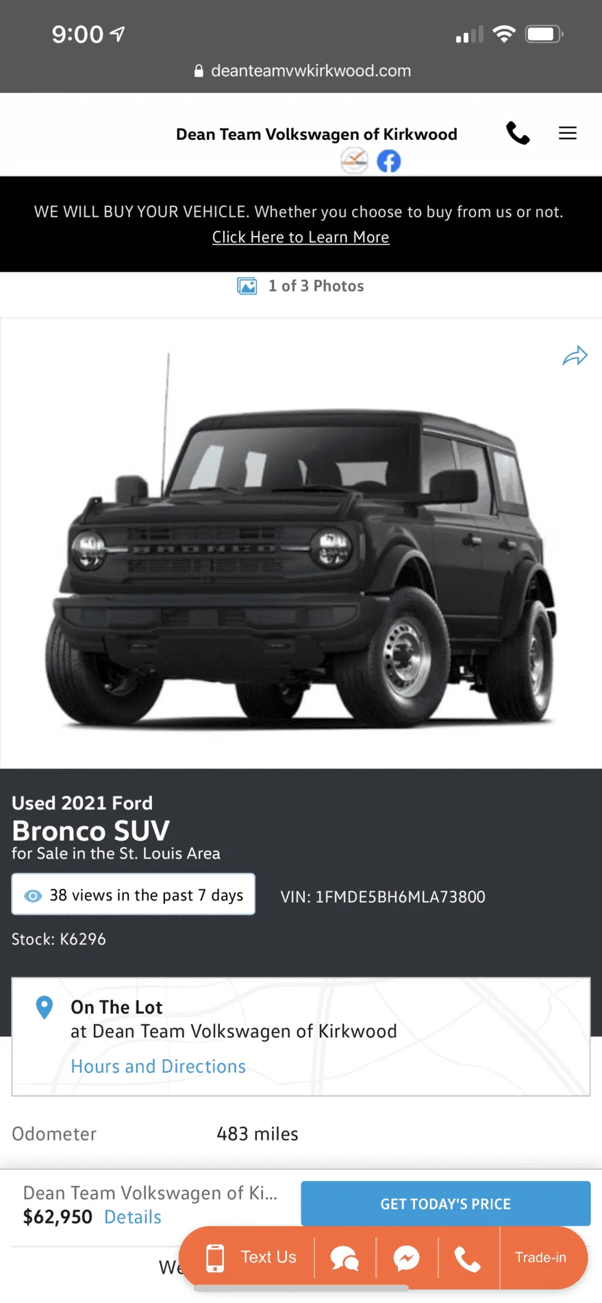 Ford Bronco Worst Markupt yet... $30K ! 4E6A4A26-AE52-4592-B947-EACC0A4D2411