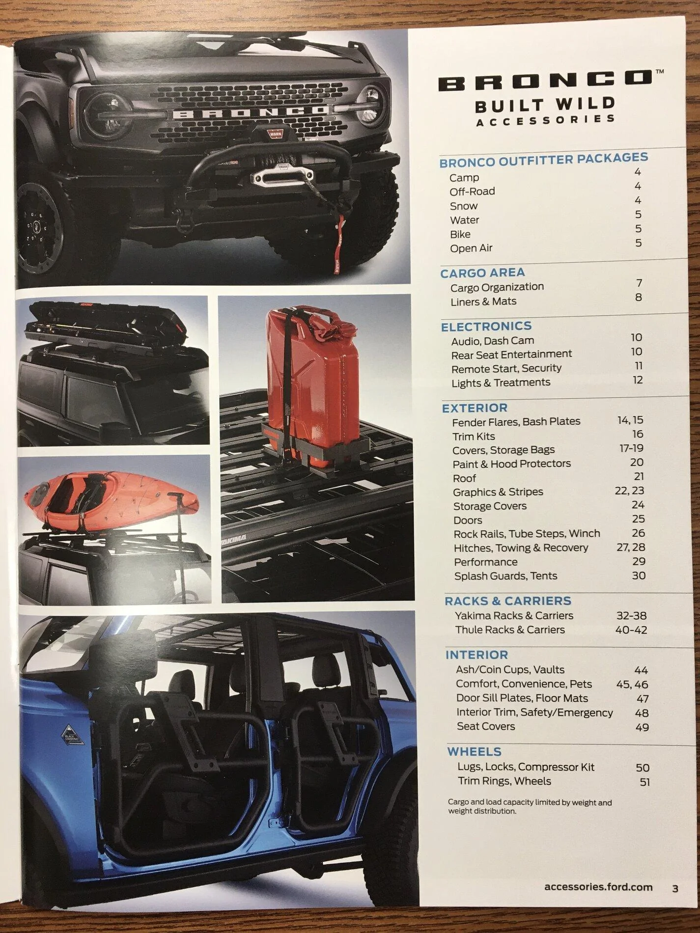 Ford Bronco Ford Bronco Accessories Catalog w/ Part Numbers and Retail Pricing 03467DC7-6FD4-4374-85E9-6D5FE150ABA5