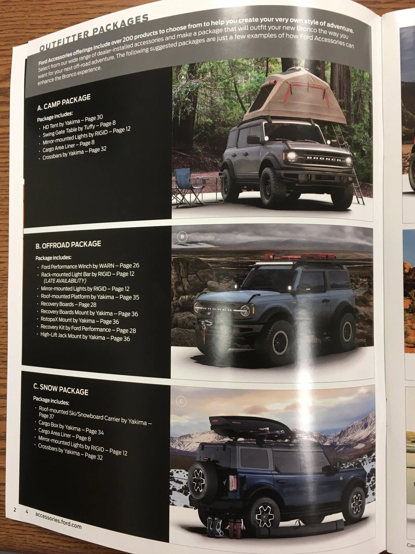Ford Bronco Ford Bronco Accessories Catalog w/ Part Numbers and Retail Pricing 30C51C2A-5471-486B-A27E-76323290C276