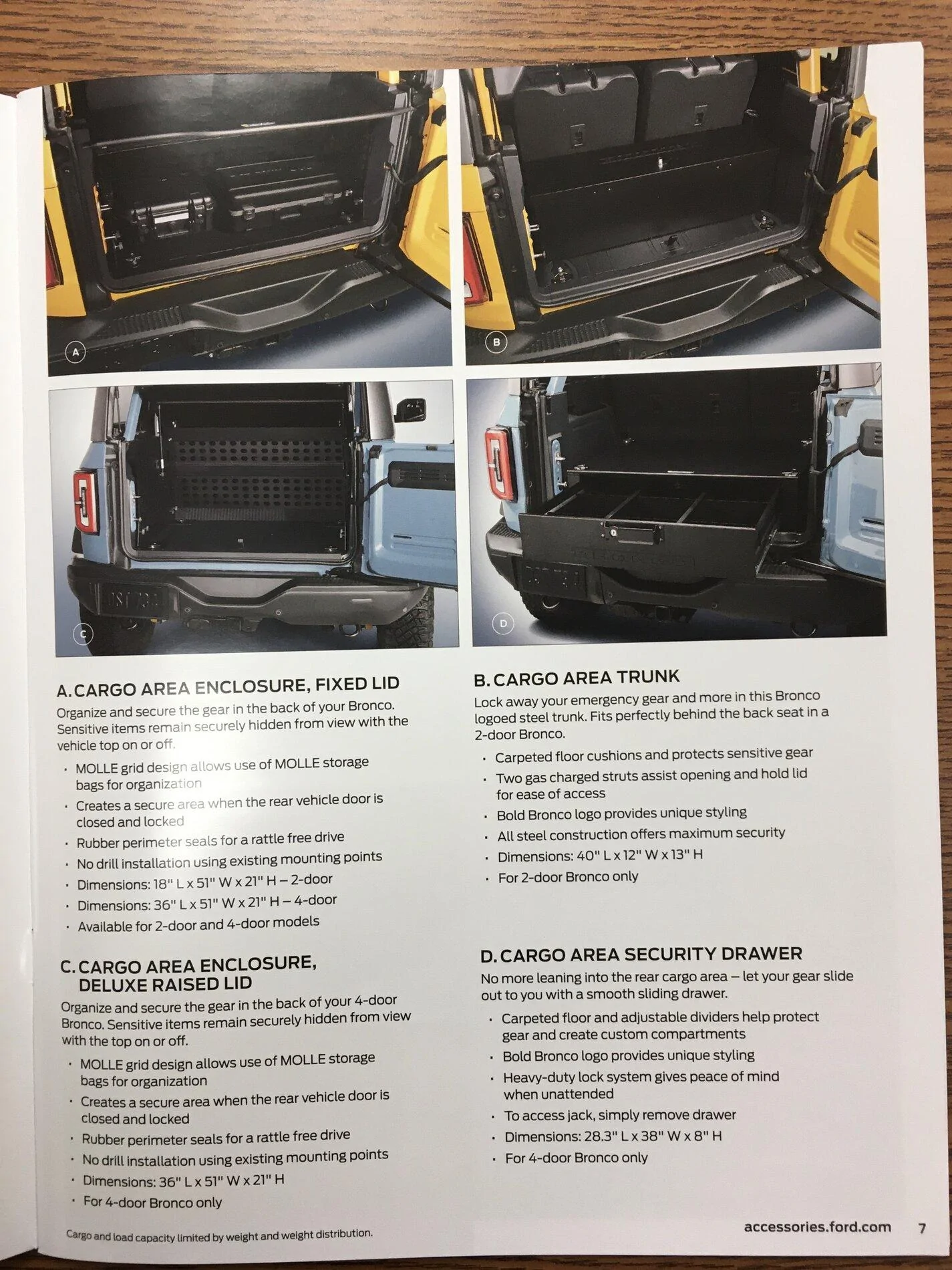 Ford Bronco Ford Bronco Accessories Catalog w/ Part Numbers and Retail Pricing BCD845A2-D2E1-4879-922A-1924B2A8AD0D