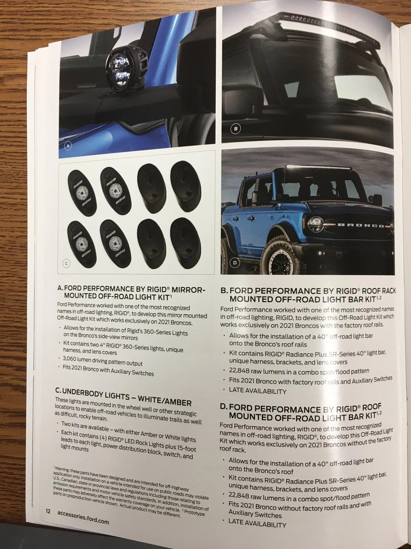 Ford Bronco Ford Bronco Accessories Catalog w/ Part Numbers and Retail Pricing 3C78C8E2-AE6F-43CB-836E-2B143A650933