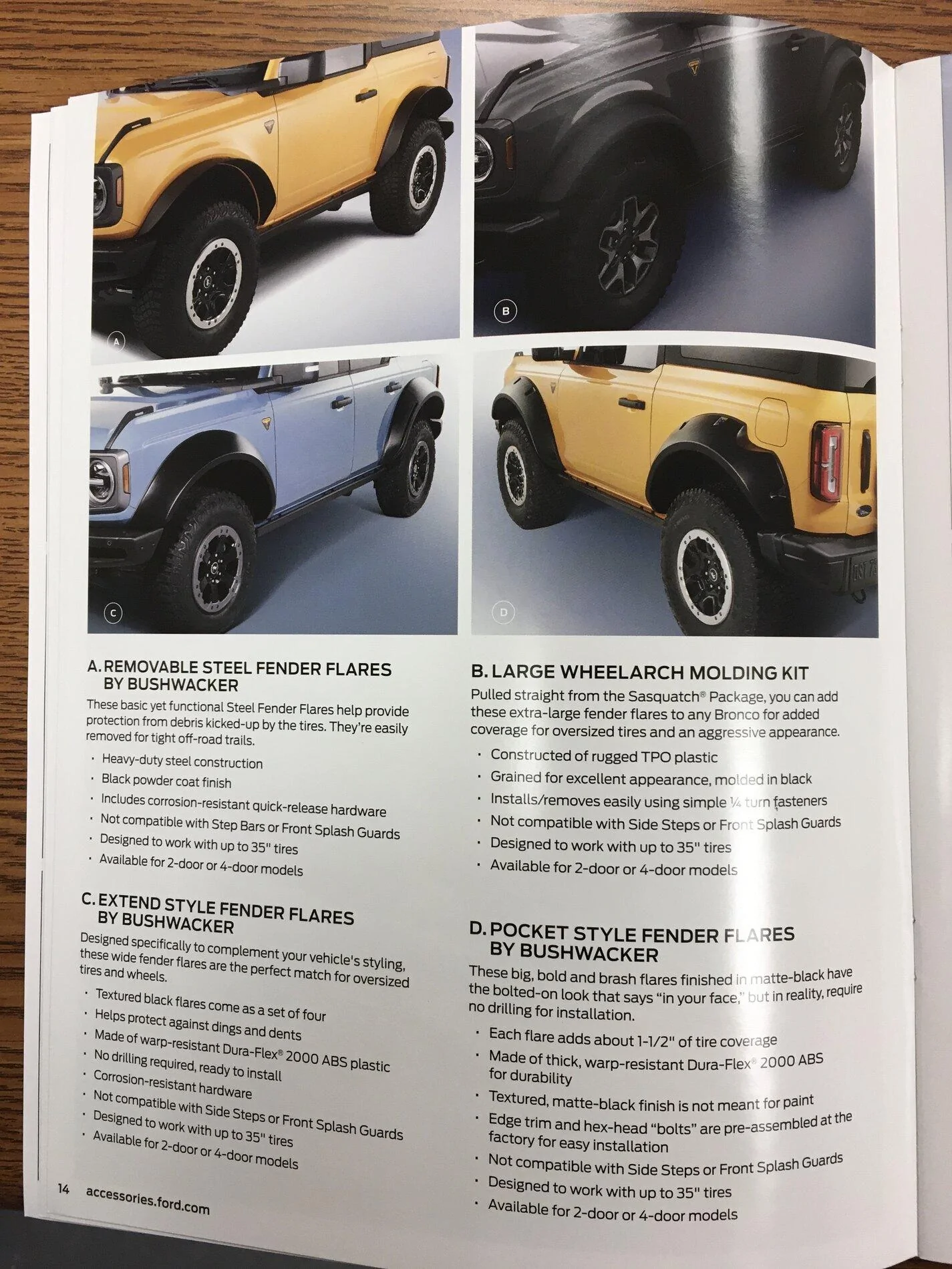 Ford Bronco Ford Bronco Accessories Catalog w/ Part Numbers and Retail Pricing D0E33429-4CB1-42FE-ABD9-667A2FD92E08