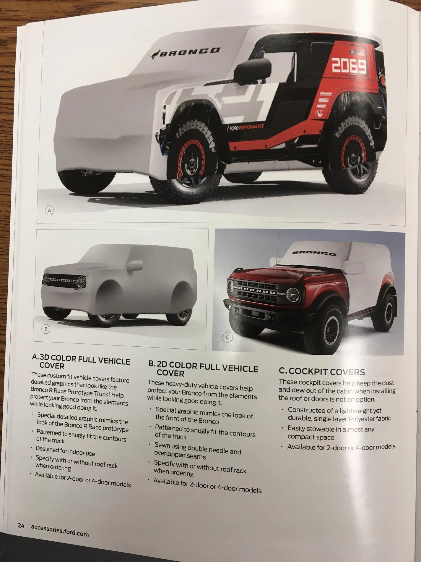 Ford Bronco Ford Bronco Accessories Catalog w/ Part Numbers and Retail Pricing E3633557-FC2B-4703-8FA8-385175C1E7EF