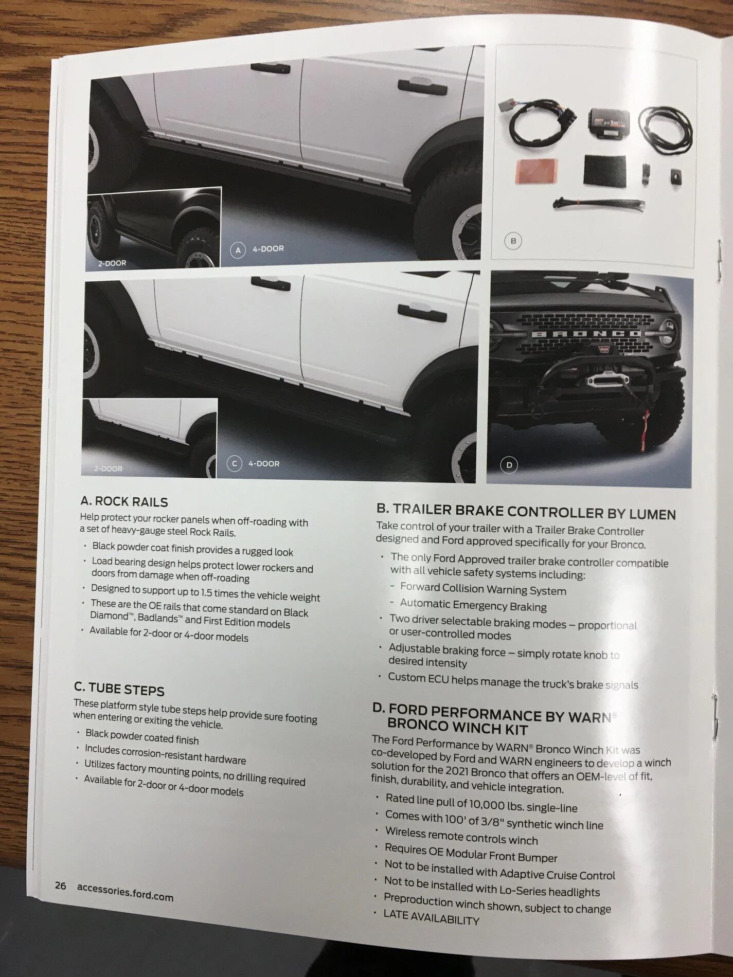 Ford Bronco Ford Bronco Accessories Catalog w/ Part Numbers and Retail Pricing EF7B2F3C-5D5D-40DF-ABC3-D6634188C961