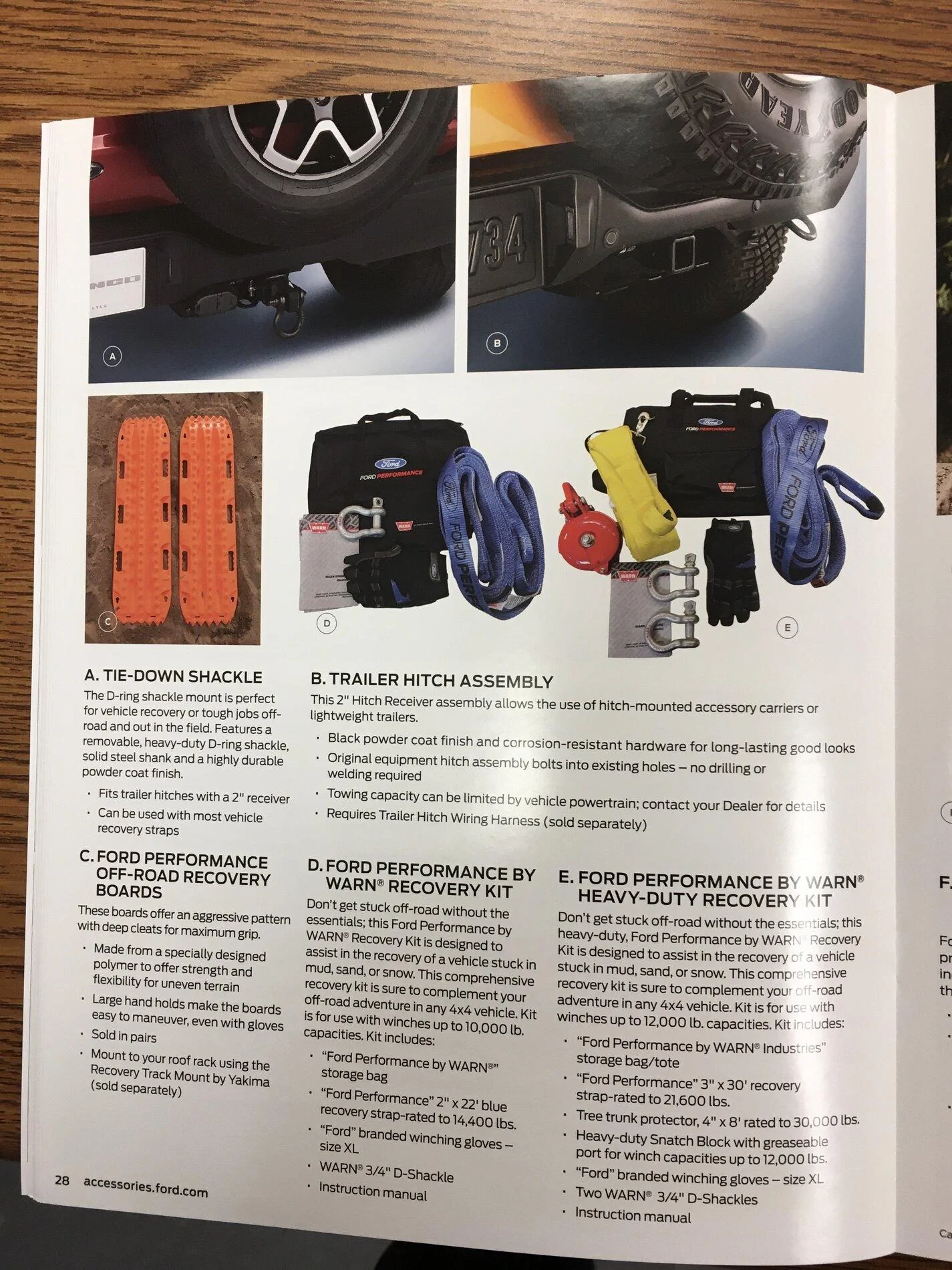 Ford Bronco Ford Bronco Accessories Catalog w/ Part Numbers and Retail Pricing 46D4BC78-4A89-40E3-A87D-CC8F1A4954B1