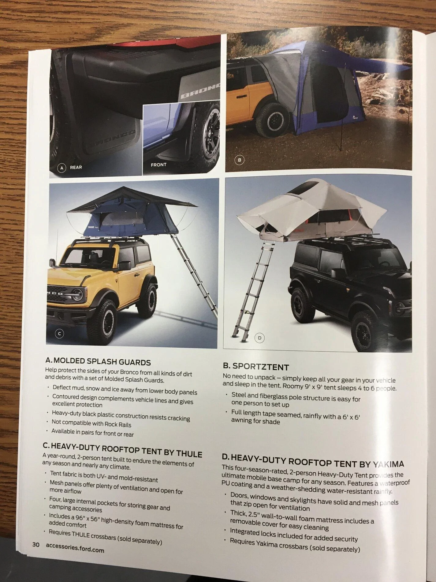 Ford Bronco Ford Bronco Accessories Catalog w/ Part Numbers and Retail Pricing F2446BF3-6D8E-4169-90BE-BE976E63EDC1