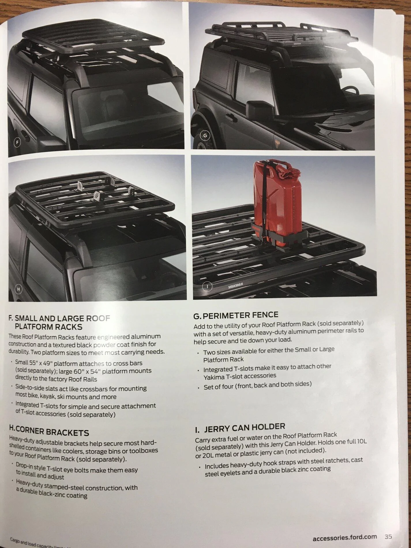 Ford Bronco Ford Bronco Accessories Catalog w/ Part Numbers and Retail Pricing 6CE254B8-3C9F-480A-AC56-C8978777EEEE