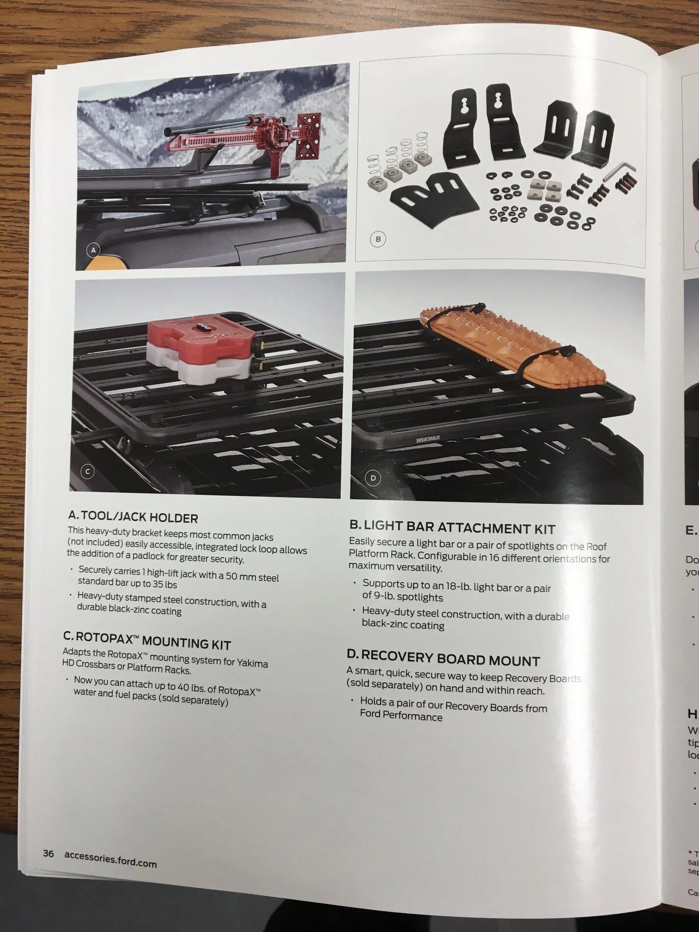 Ford Bronco Ford Bronco Accessories Catalog w/ Part Numbers and Retail Pricing 1574417B-4F96-4094-832C-8B426F27A76A