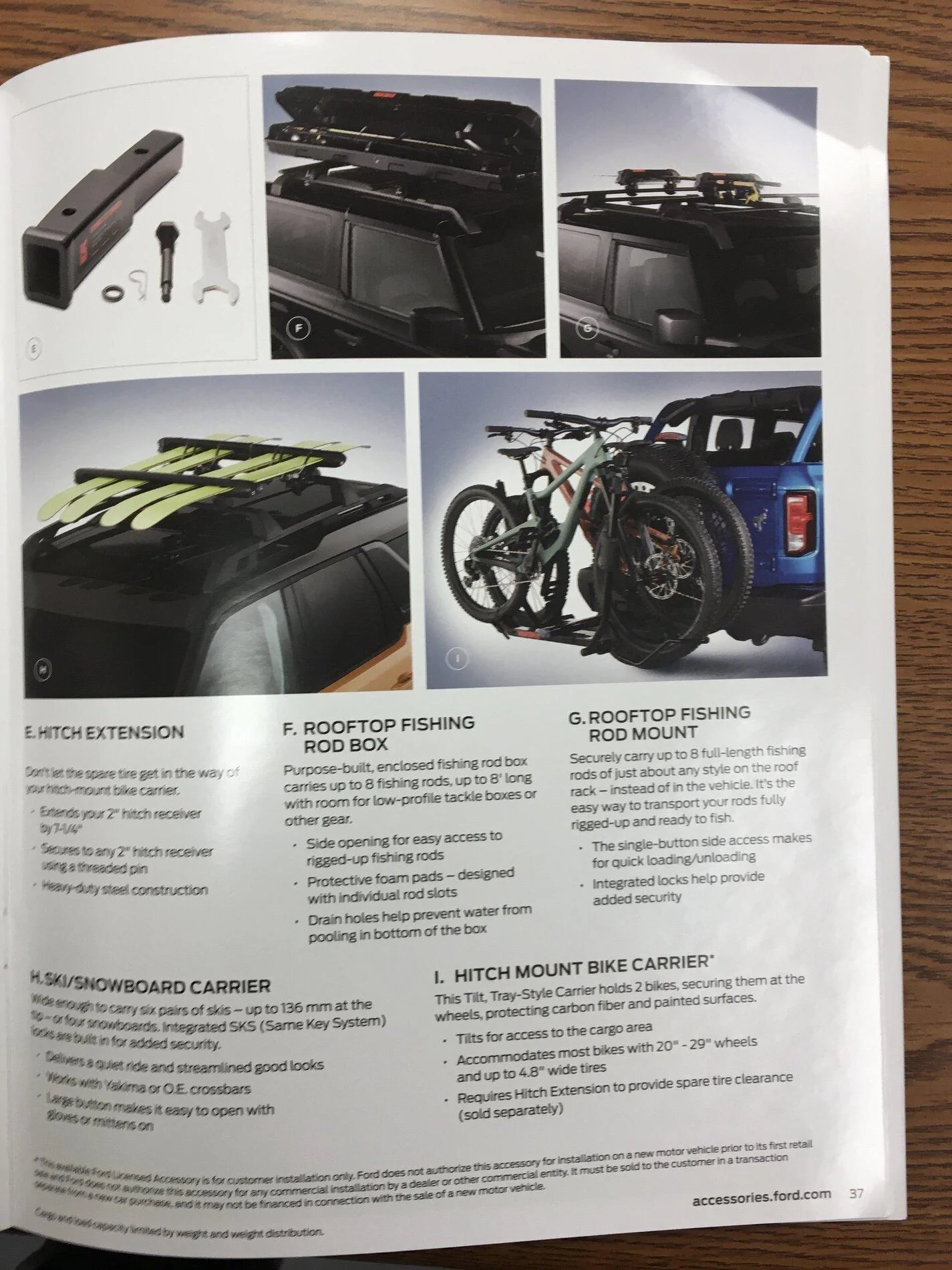 Ford Bronco Ford Bronco Accessories Catalog w/ Part Numbers and Retail Pricing 29920C81-525B-437E-BA5F-99AE74827C90
