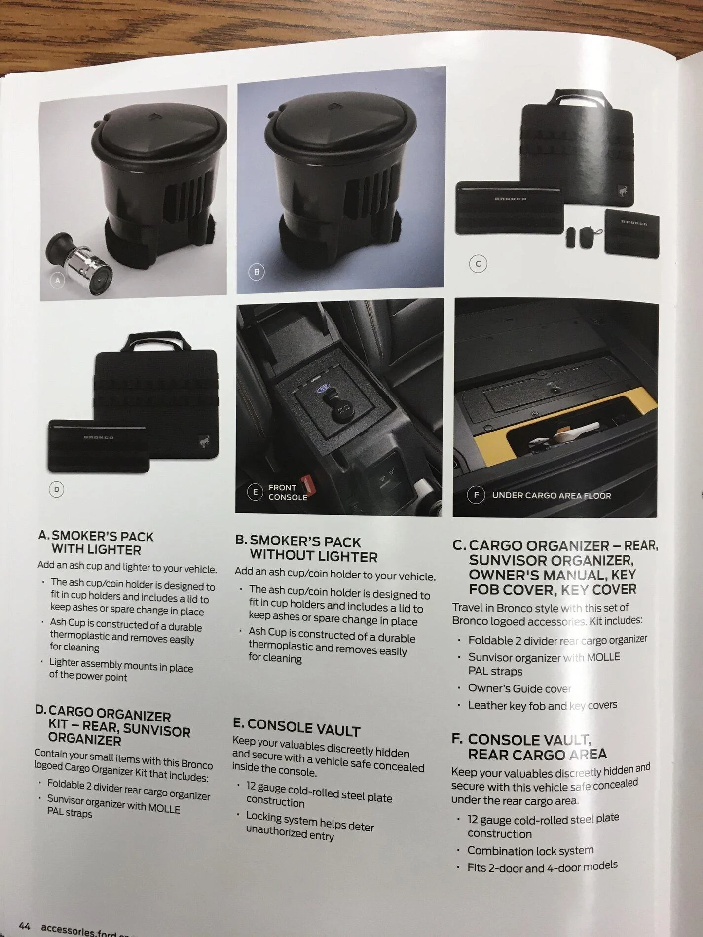 Ford Bronco Ford Bronco Accessories Catalog w/ Part Numbers and Retail Pricing 22A1C70D-9C05-41E5-A2FE-58BC2A86DB14