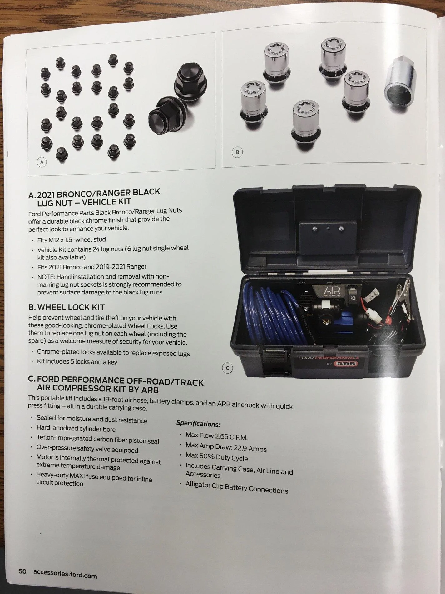 Ford Bronco Ford Bronco Accessories Catalog w/ Part Numbers and Retail Pricing 9582C4AF-0AA3-43A7-B484-EF264376F6BF