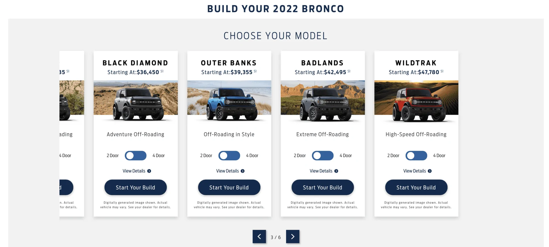 Ford Bronco Ford takes down First Edition build option Screen Shot 2021-10-20 at 8.26.18 PM