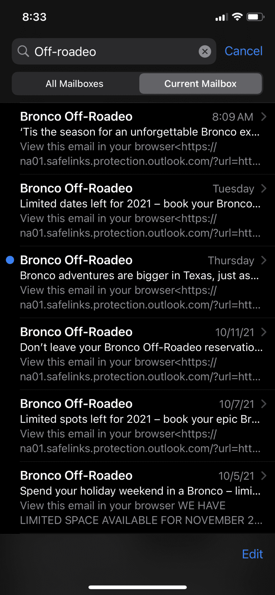 Ford Bronco 6/30 blend dates 8373AF58-3BFD-43B8-92CD-6A09466334AB