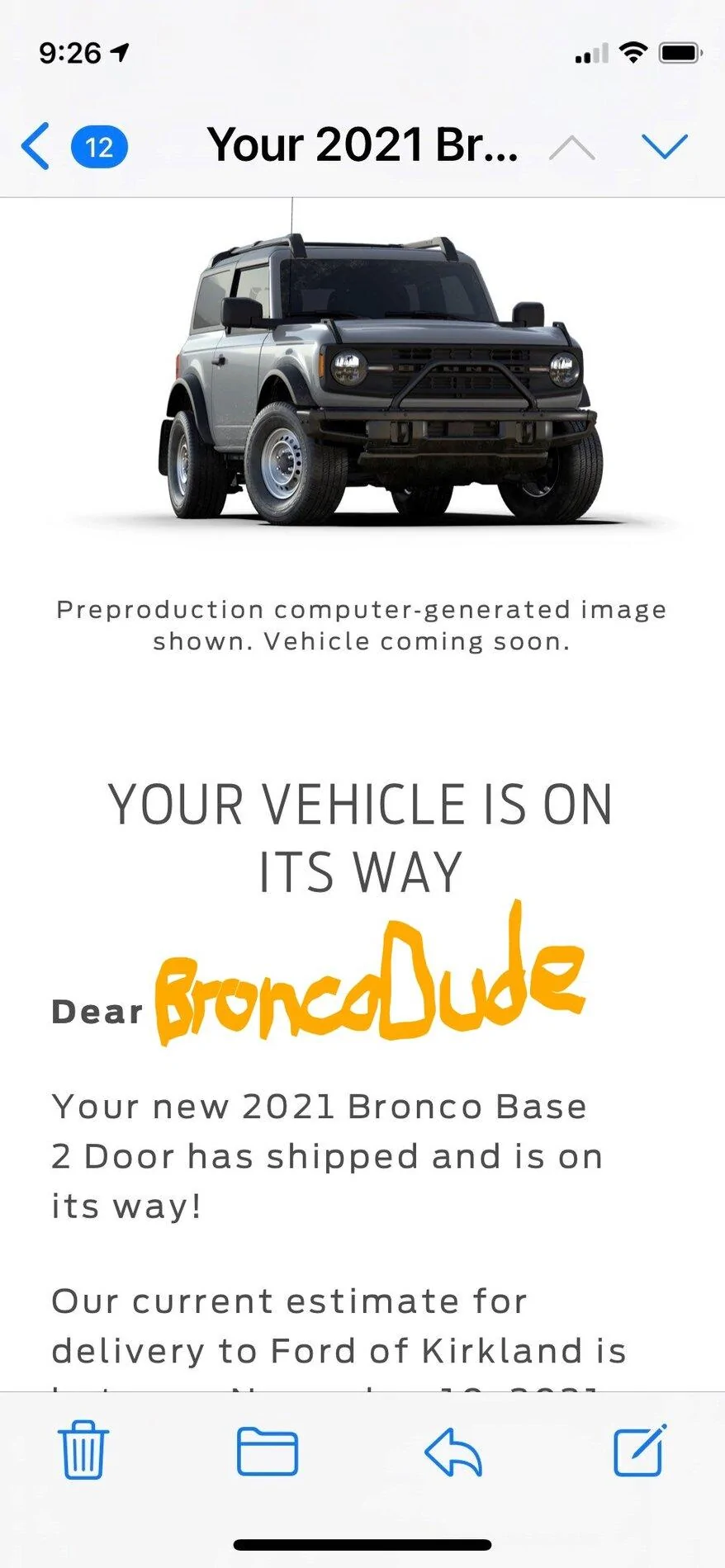 Ford Bronco Tracking for remaining MY21 builds 81210FA1-6938-4EAF-BF71-64BC41430ADB
