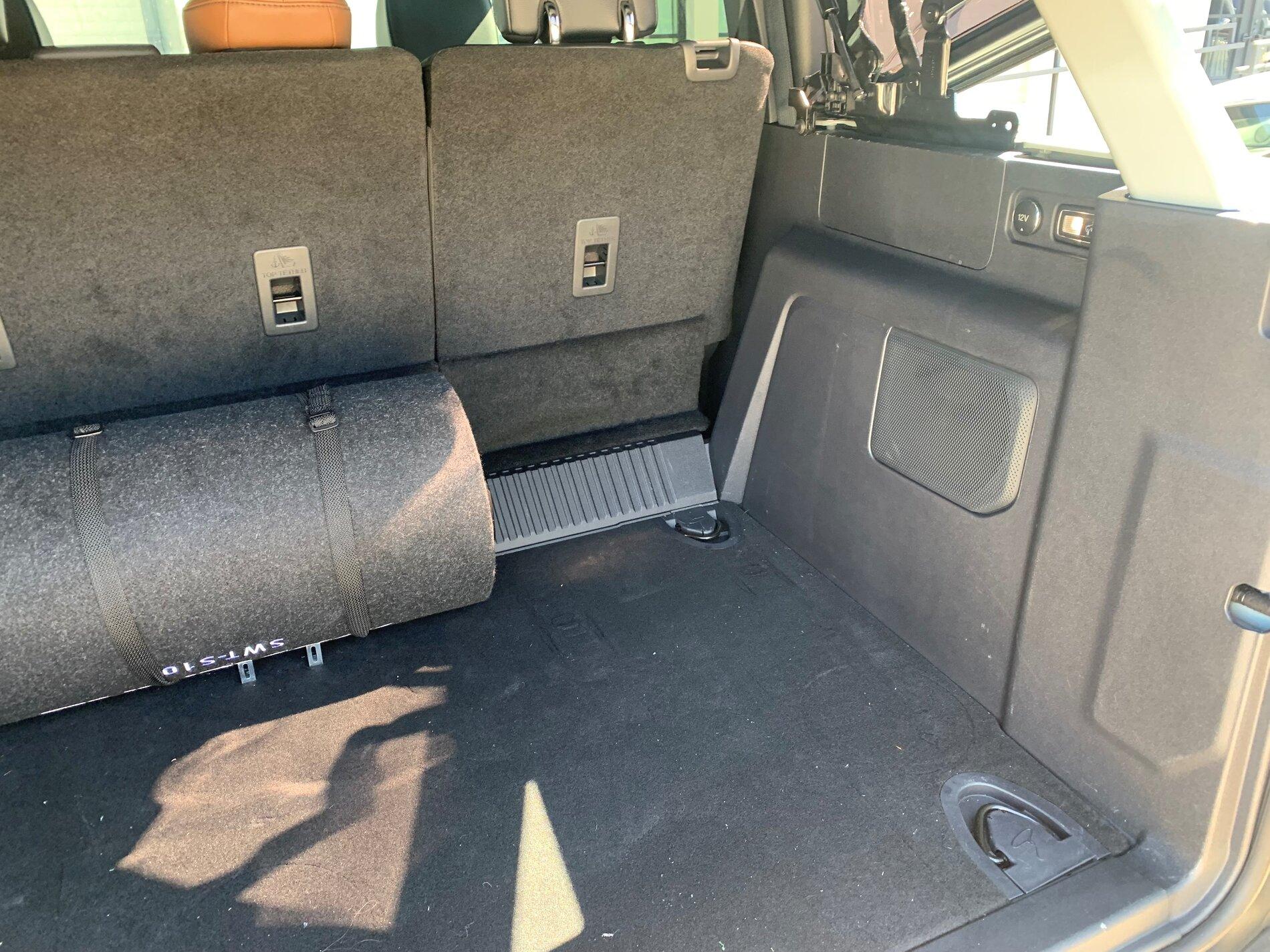 Ford Bronco Subwoofer & Amp Install in B&O System (OuterBanks/LUX/Sasq/B&O/4dr) - Writeup DIY 7-