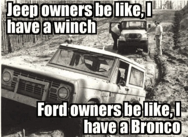Ford Bronco Shots fired guys…. Bronco no winch