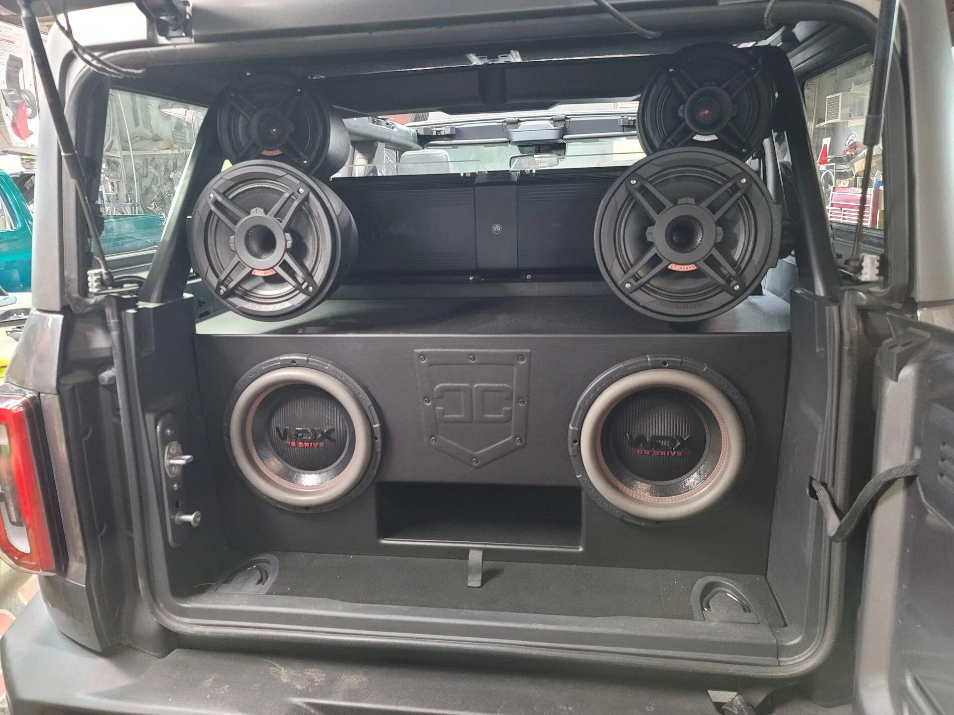 Ford Bronco Subwoofer & Amp Install in B&O System (OuterBanks/LUX/Sasq/B&O/4dr) - Writeup DIY 20210914_164310