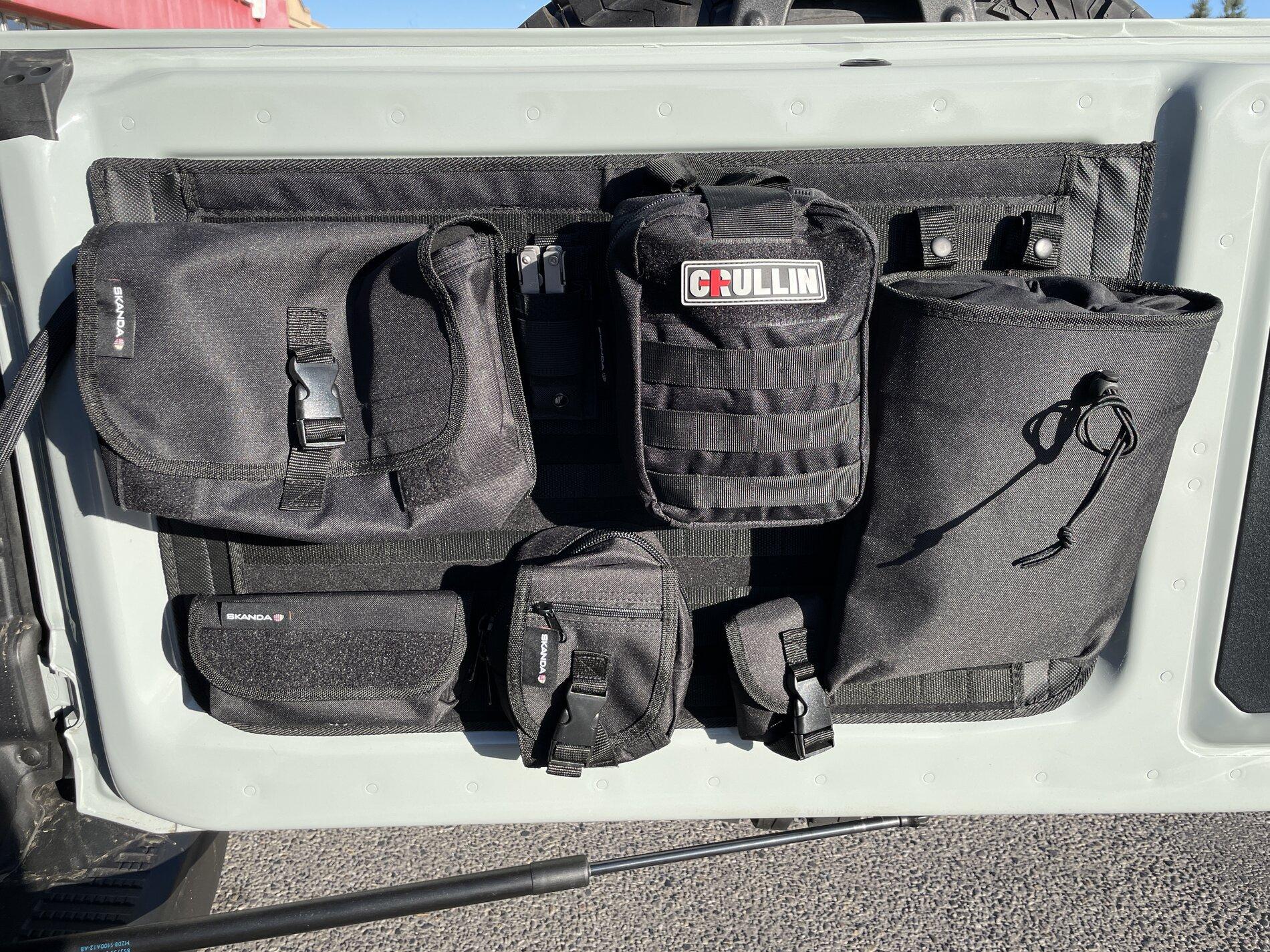 Ford Bronco Installed the Ford tailgate molle system today. E71CC59D-FC6F-42E9-9C38-140320E4AF16