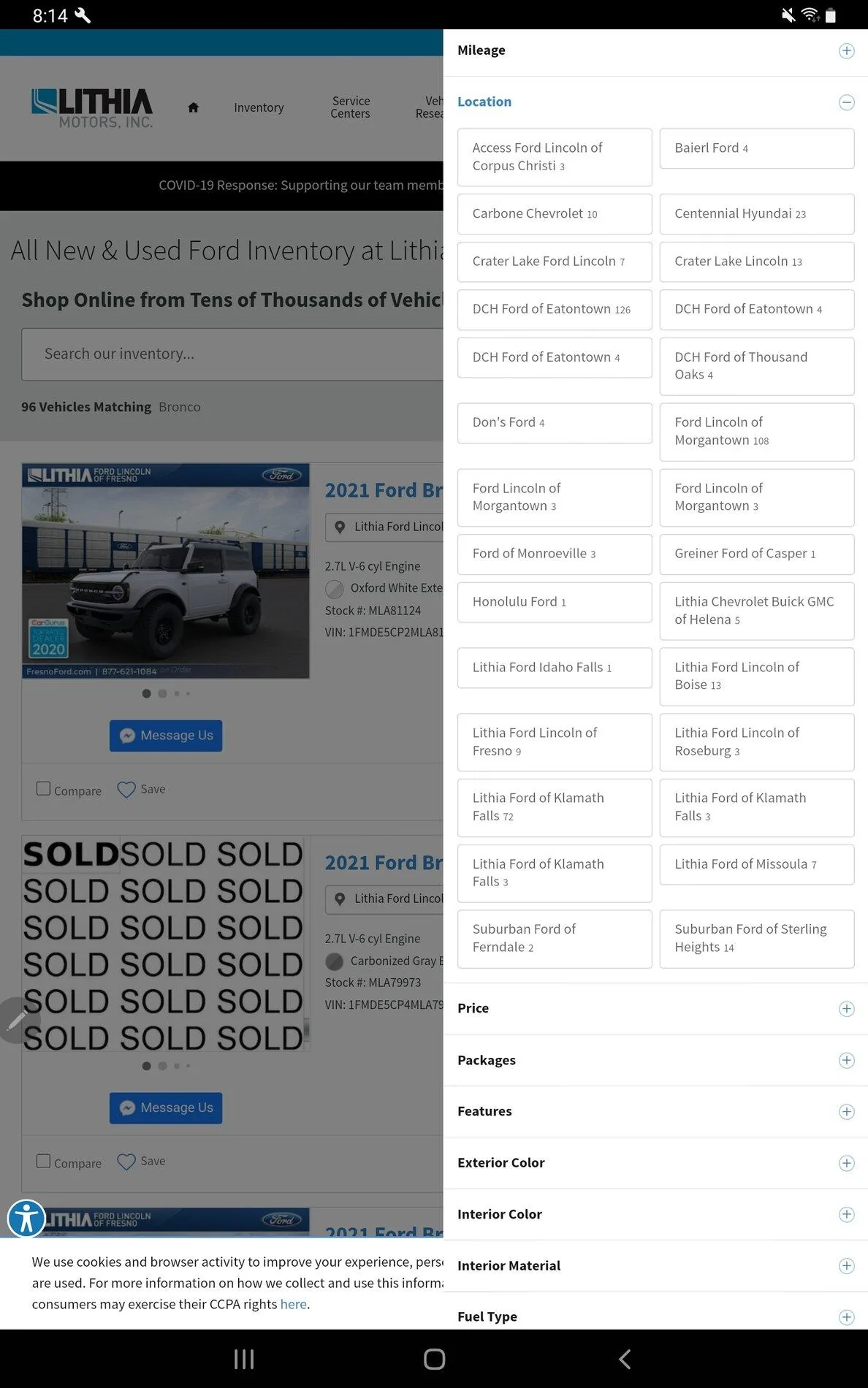 Ford Bronco Resolution on DCH Ford ADM issue Screenshot_20211021-201447_Chrom