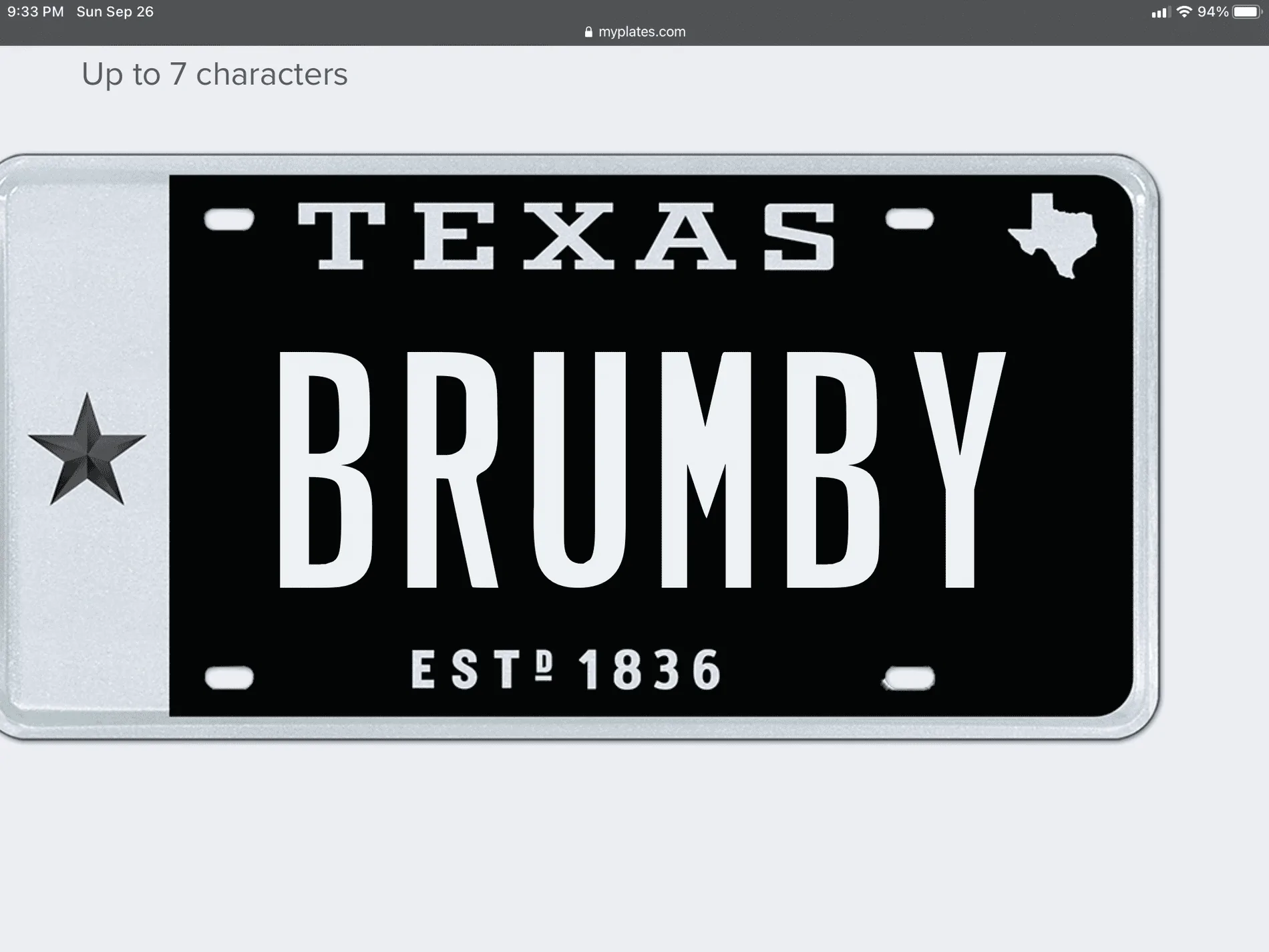 Ford Bronco Custom vanity license plate for Bronco? 6C21C8B2-DEFB-45D8-856E-15D6E6358503