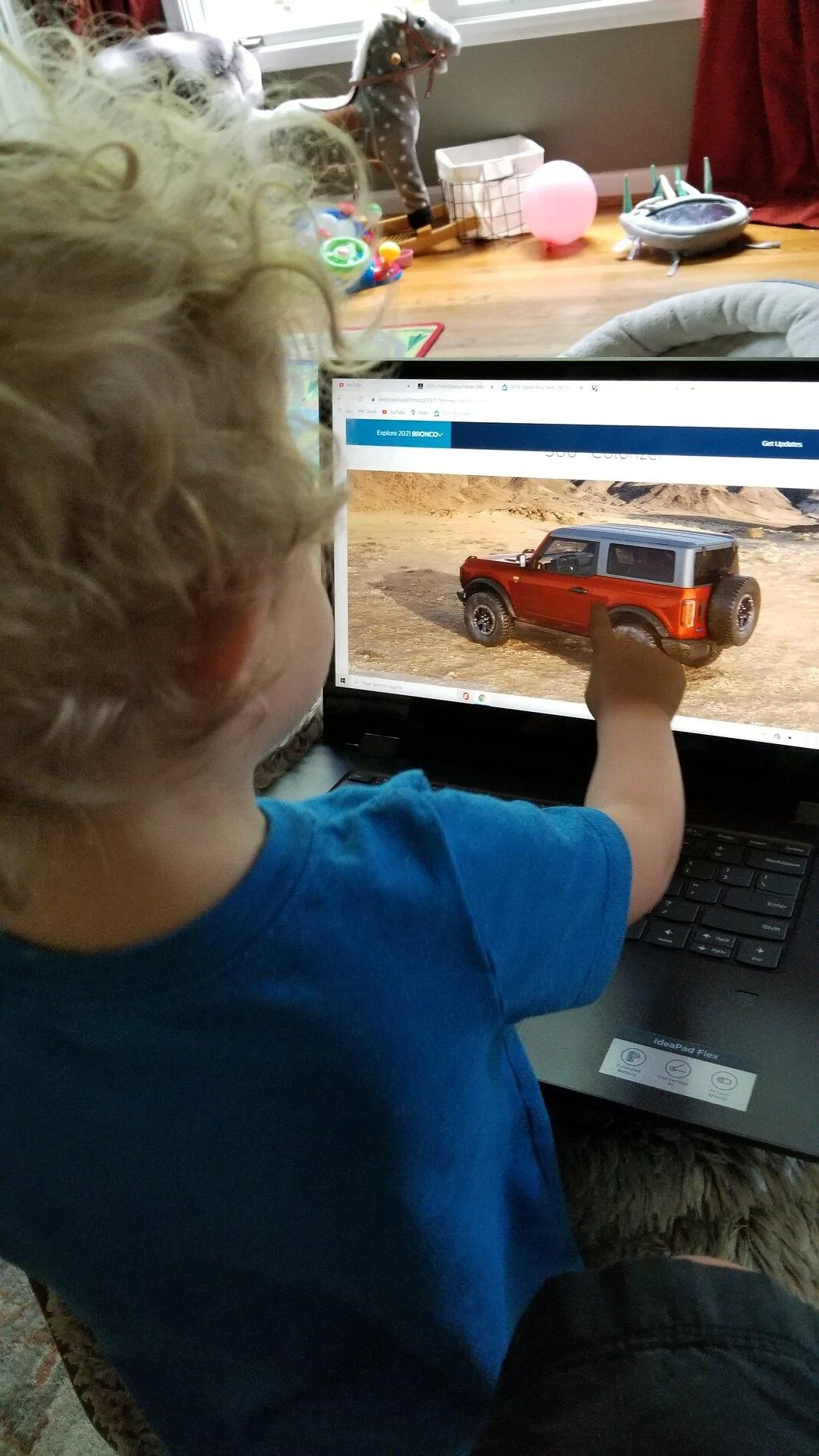 Ford Bronco Which color? Let the kids decide. 20200801_154320