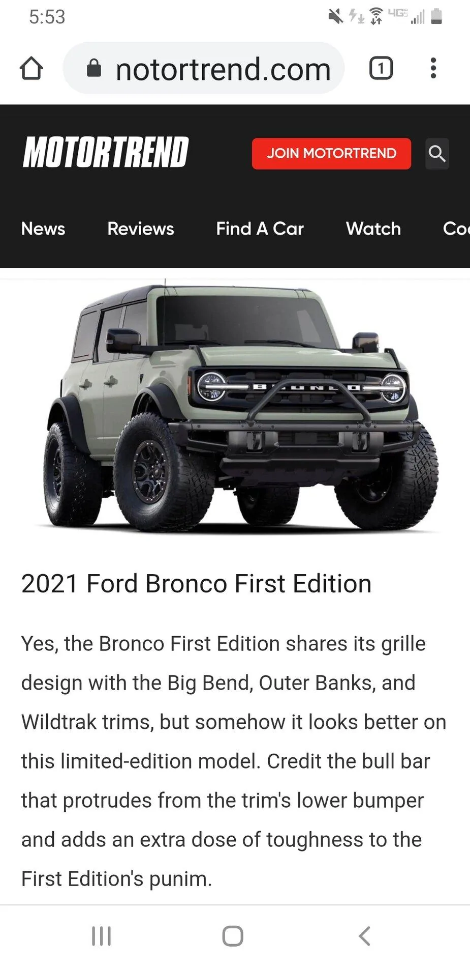 Ford Bronco First Edition Bronco Thread Screenshot_20200801-175329_Chrom