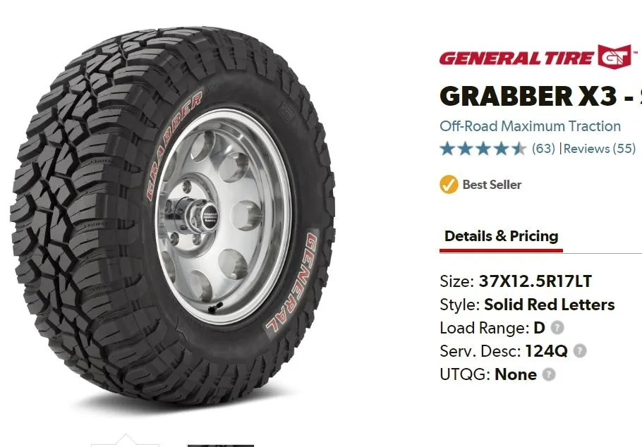 Ford Bronco What Tires Are You Going With? GrabberX3