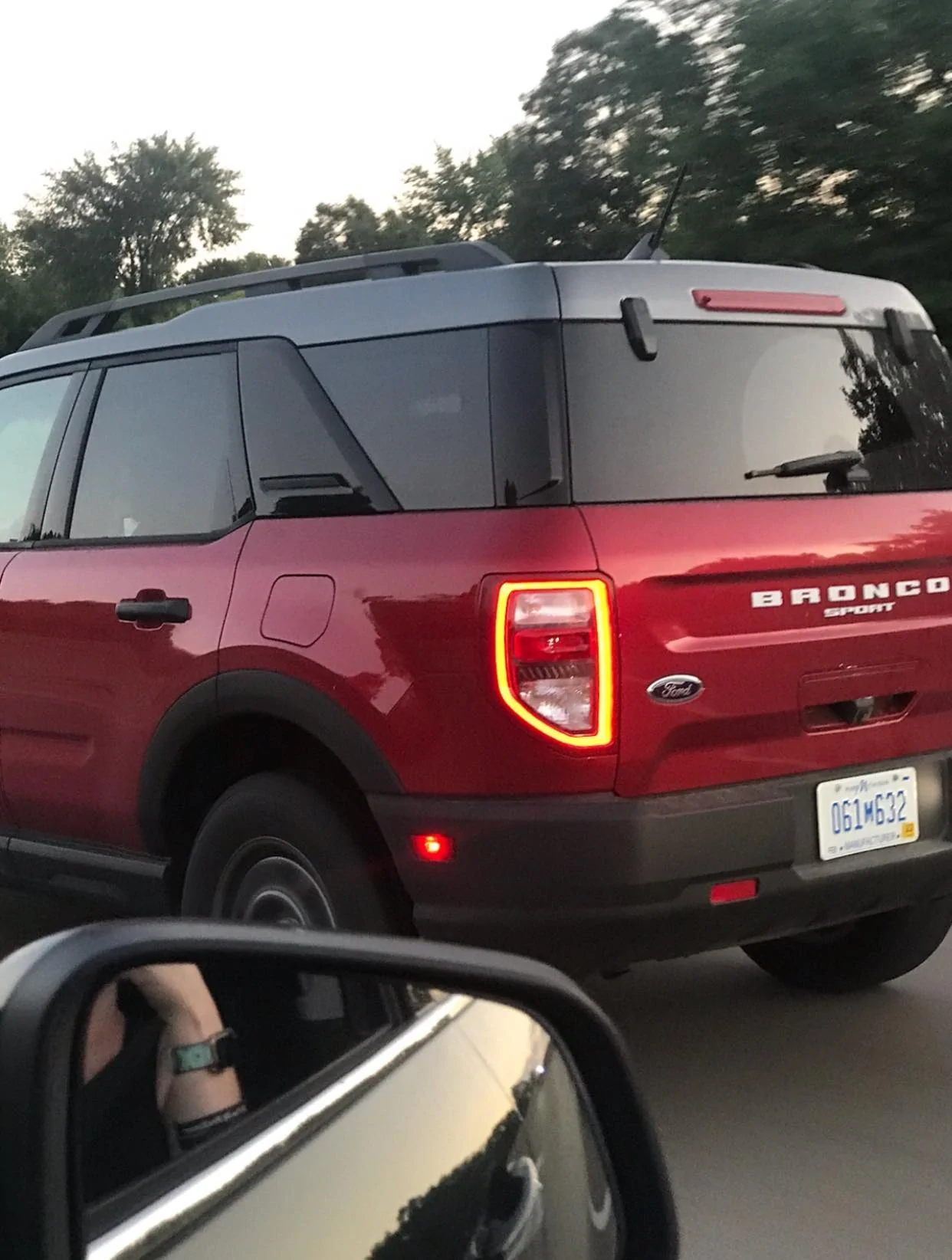 Ford Bronco Oxford White, Carbonized Gray, Cactus Gray, Cyber Orange, Rapid Red Colors Previewed by Bronco Sport Rapid Red Bronco Sport 1