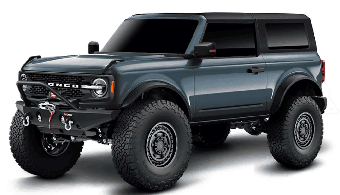 Ford Bronco 2 door Bronco and new options added to Interactive Garage builder HZnC3GO