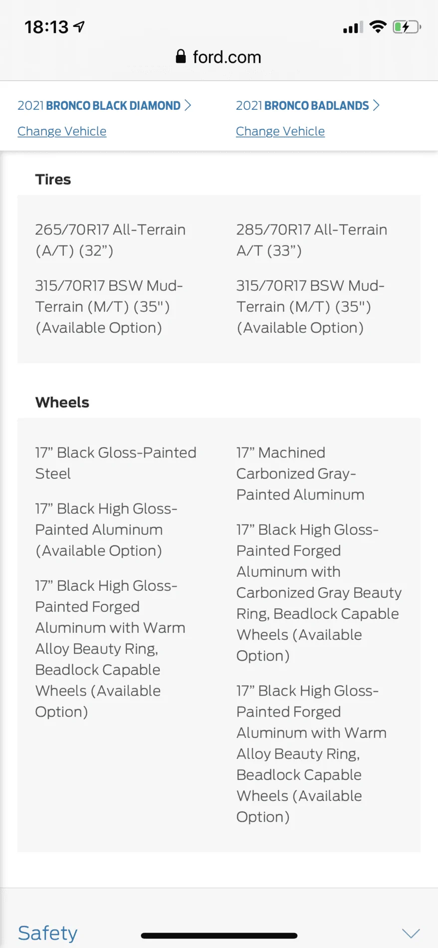Ford Bronco Compare Models Link 52F5D9D2-B5F6-40D1-9740-F5B93BA6D0C2