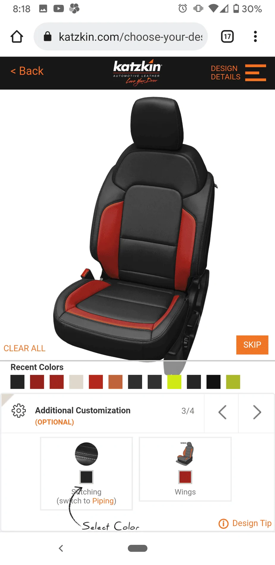 Ford Bronco First Edition vs Katzkin seat covers Screenshot_20211003-201824