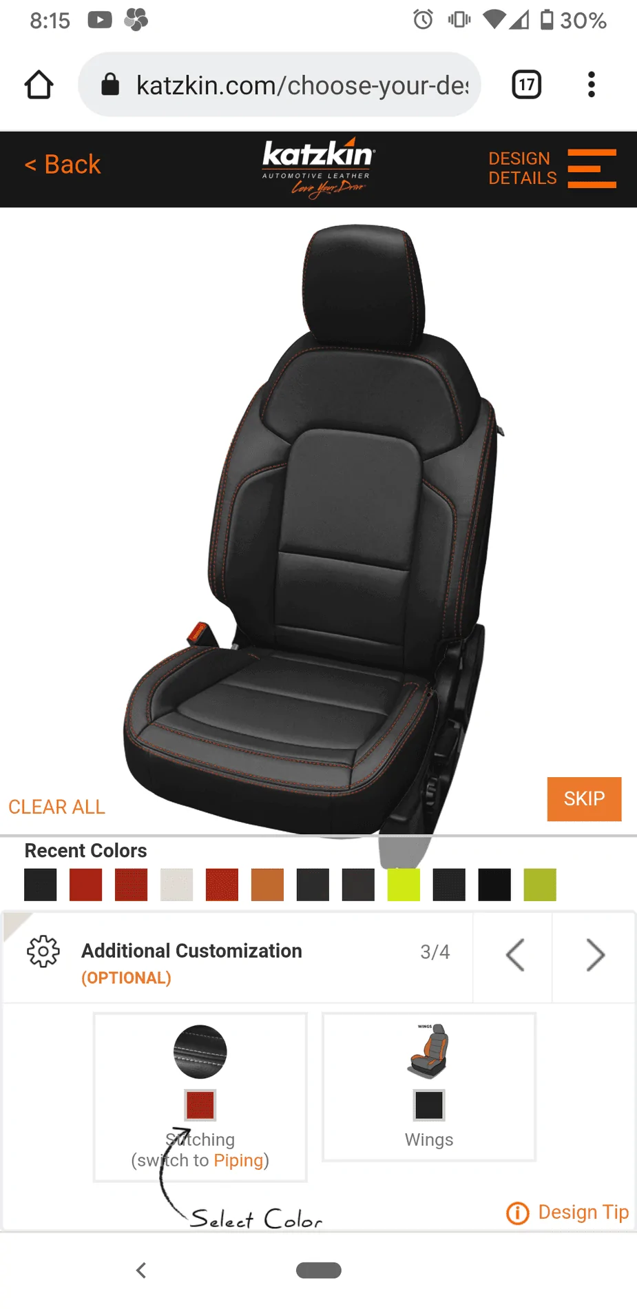 Ford Bronco First Edition vs Katzkin seat covers Screenshot_20211003-201540