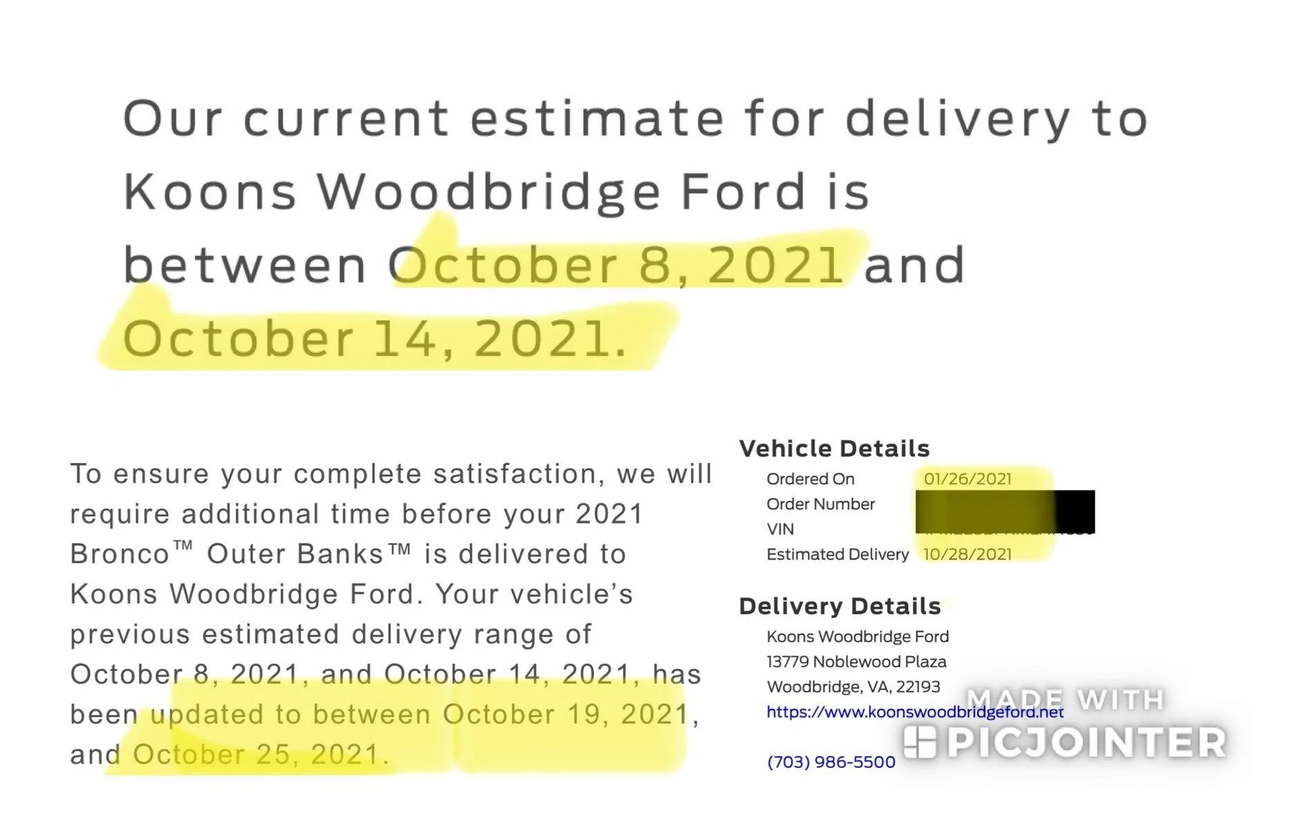 Ford Bronco *** DIRT MOUNTAIN Broncos - Built, Shipped, Delivered Tracker*** 27A4B341-7BCE-49FC-AFB6-A3B02E8C729A