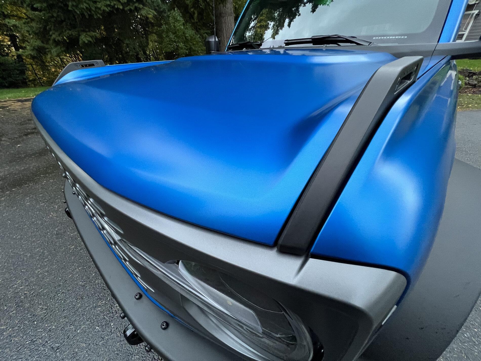 Ford Bronco XPEL Stealth PPF on Velocity Blue Bronco Badlands 🤩 IMG_1695