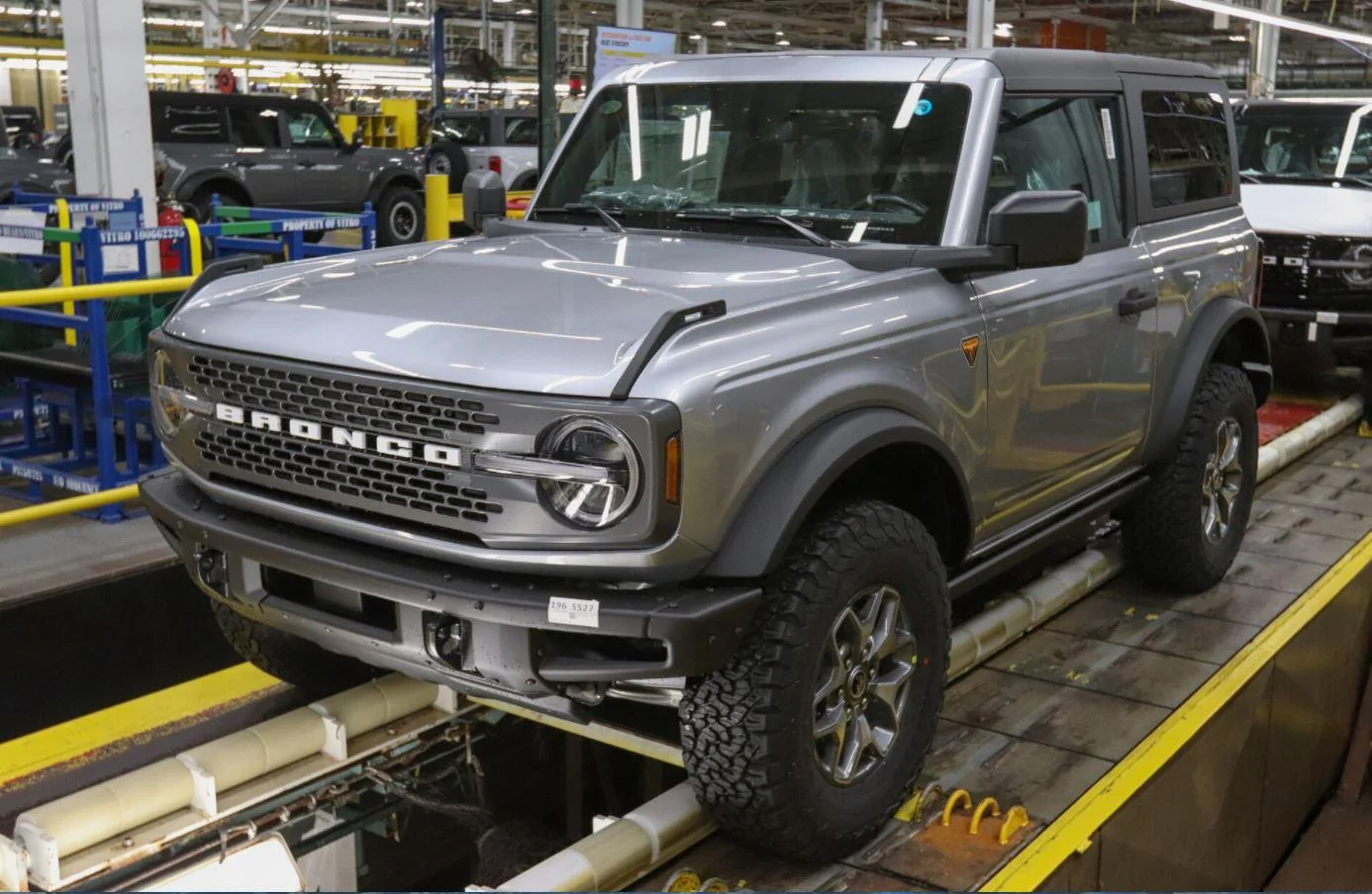 Ford Bronco ICONIC SILVER Bronco Club BRONCO SILVER MAP