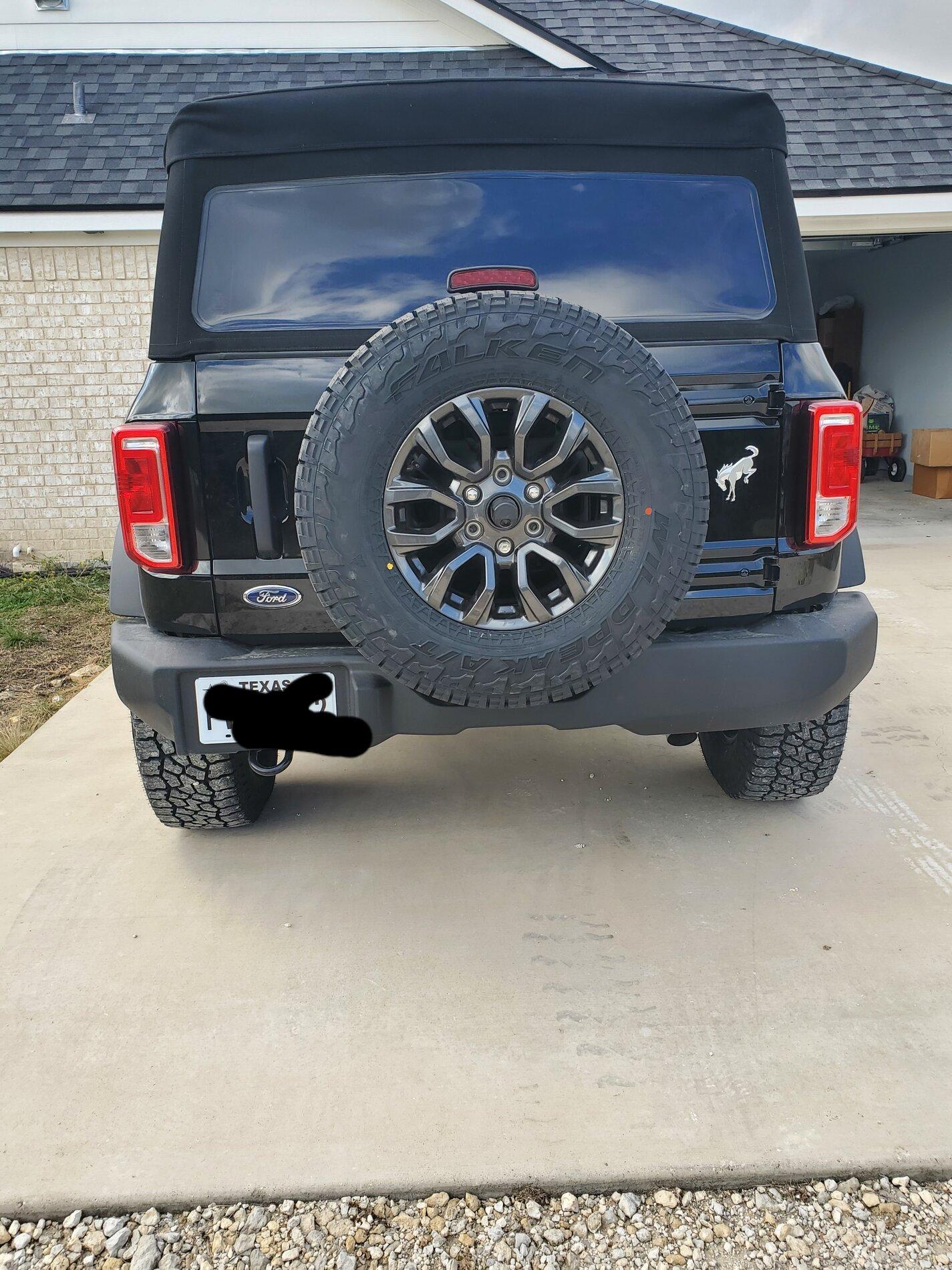 Ford Bronco Ranger wheels on Base Bronco 20211023_110456