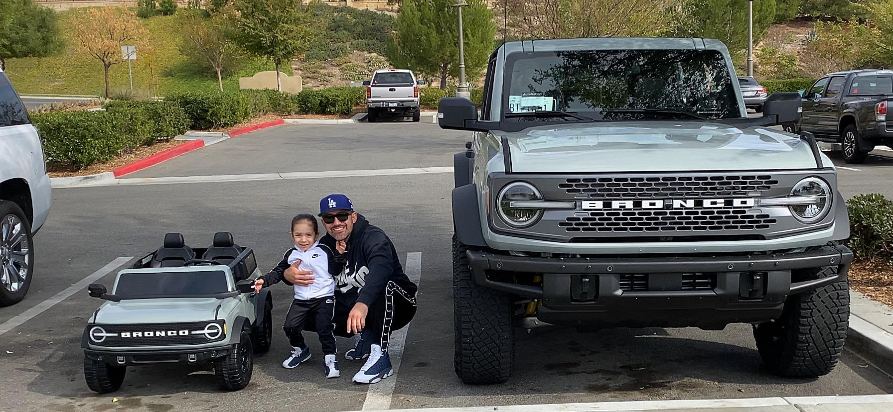 Ford Bronco [Updated with videos!] Kid Trax Bronco 2021 - my son's 1 of 1 Cactus Gray Motorized Powerwheels 4aed972f-4fa4-4f24-9ff5-96e48630484e-jpe