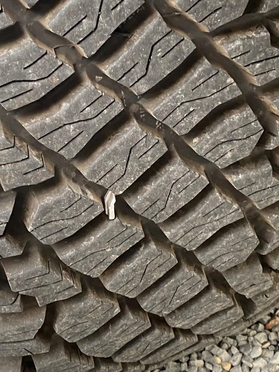 Ford Bronco flat tire while "off roading" my Sashquatch IMG_2781