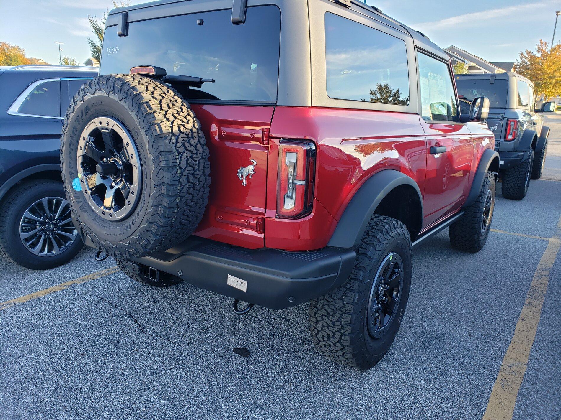 Ford Bronco Bronco Team 2 door. 20211025_172008