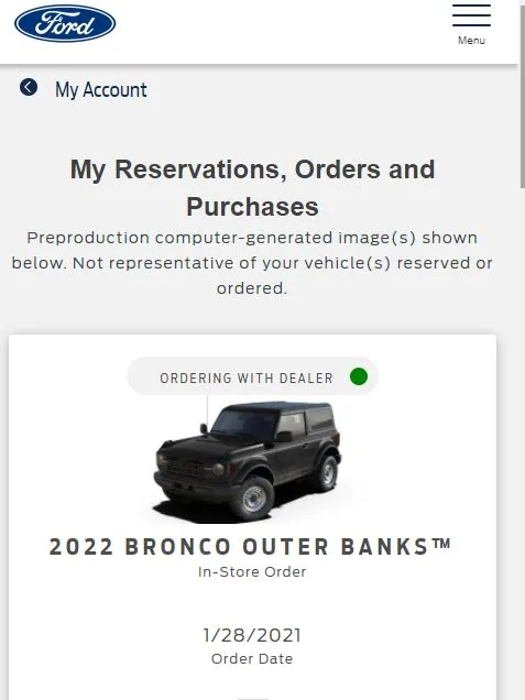 Ford Bronco The Plan & Offer - Stephens Auto Center's Mid Atlantic Bronco Connection Bronco_Order